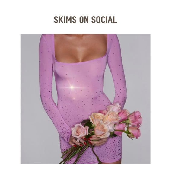 SKIMS RHINESTONE JELLY DRESS SOLD OUT - Picture 10 of 10